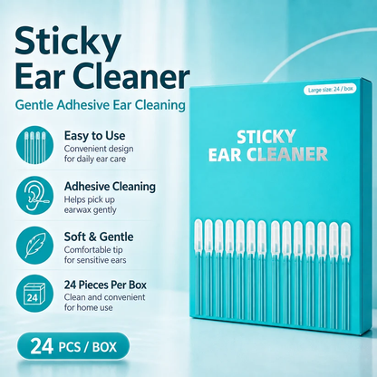 Sticky Ear Cleaning Sticks – Gentle & Effective Earwax Removal Tool