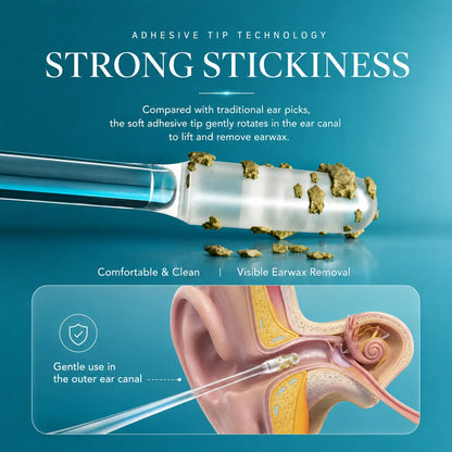 Sticky Ear Cleaning Sticks – Gentle & Effective Earwax Removal Tool